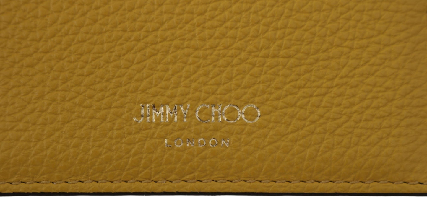 Aarna Yellow Leather Card Holder